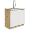 Konyhaszekrény Glamour12d White