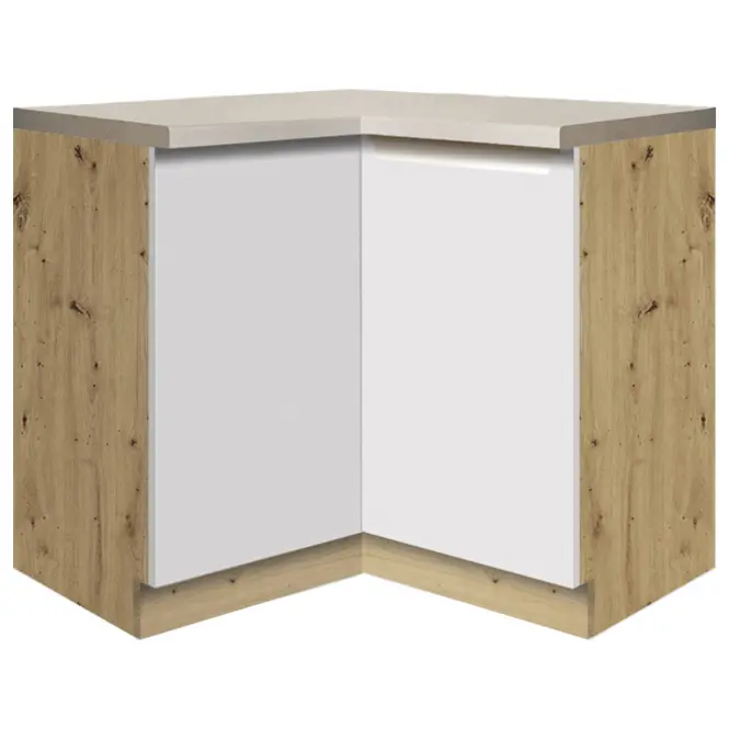 Konyhaszekrény Glamour 16d Uni White Polc