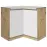 Konyhaszekrény Glamour 16d Uni White Polc