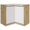 Konyhaszekrény Glamour 16d Uni White Polc