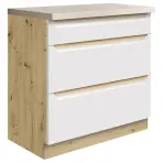 Konyhaszekrény Glamour 22d White
