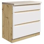Konyhaszekrény Glamour 22d White