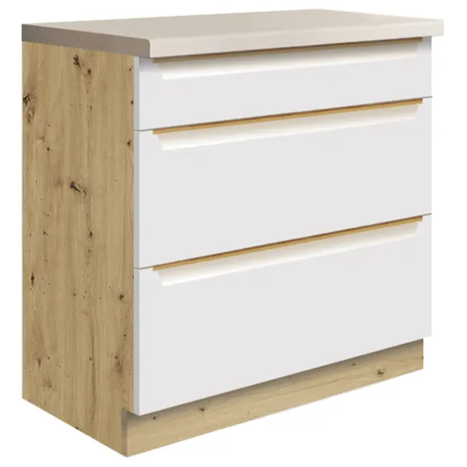Konyhaszekrény Glamour 22d White