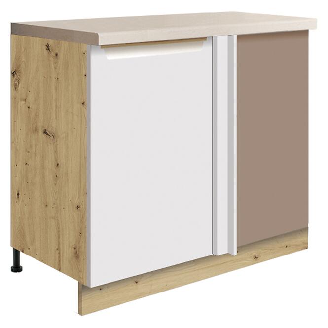 Konyhaszekrény Glamour 24d L White Polc