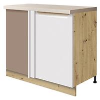 Konyhaszekrény Glamour 25d P White Polc