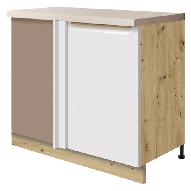 Konyhaszekrény Glamour 25d P White Polc