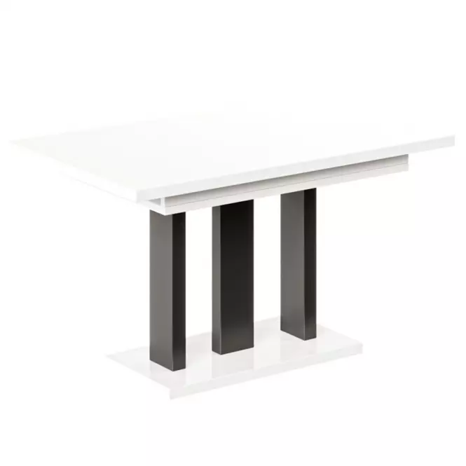 Kinyitható asztalok  Appia-210   130/210x80 cmFehér fényes