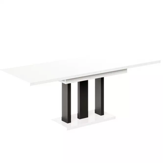 Kinyitható asztalok  Appia-210   130/210x80 cmFehér fényes,2