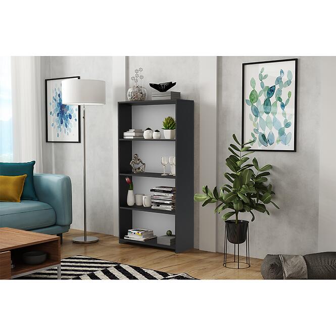 Regál Zoe II Fekete,3