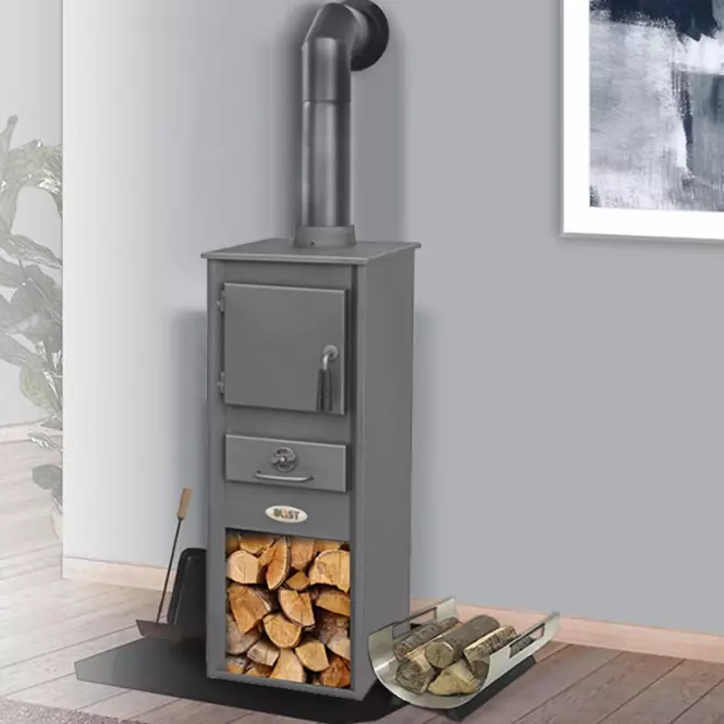 Acél Kályha Ekonomik Lm 6 kw,7
