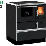 Tűzhely Dominant 70 antracit 7,6 kW balos