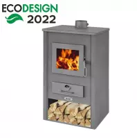 Blist PADOVA E Acél Kályha Víztartállyal  4,7 kW/14,7 kW