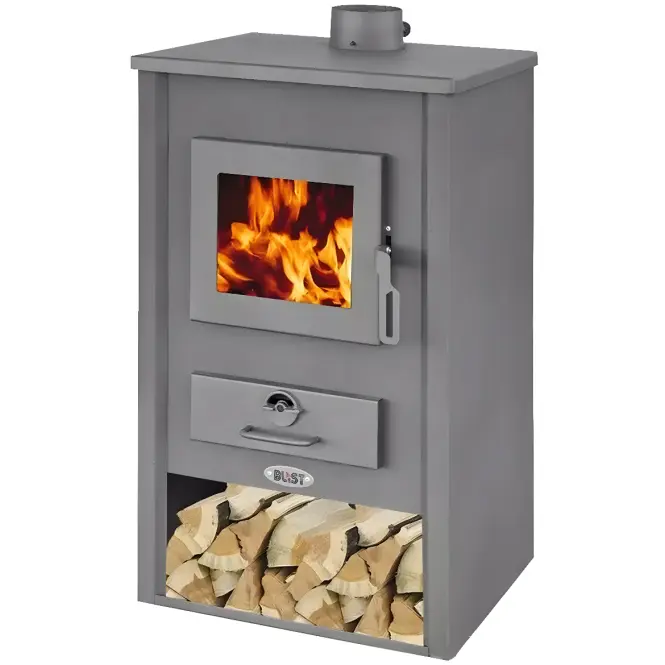 Blist PADOVA E Acél Kályha Víztartállyal  4,7 kW/14,7 kW