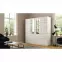 Szekrény Bali D4 196 cm fehér,4