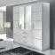 Szekrény Bali D4 196 cm fehér,5