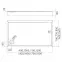 Téglalap alakú zuhanytálca 90x100x12 Espera Plus AQM4645,2