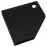 Ötszögletű zuhanytálca Black Stone 80x80x12 Espera Plus AQM4697CST
