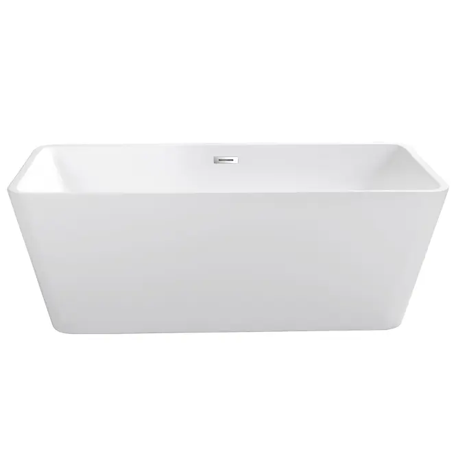 Szabadon álló Kád Evita 160/80+Klik Klak túlfolyással Slim,3