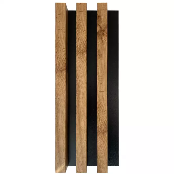 Dekoratív díszlécek a falhoz lécek wotan tölgy / fekete 41x190x2750mm