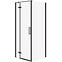 Bal zuhanykabin Jota 80x80x195 fekete profil