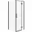 Jobb oldali zuhanykabin Jota80x80x195 fekete profil