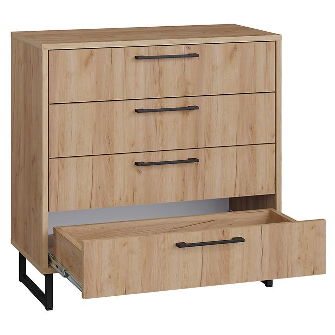 Komód Remius  4s Tölgy craft aranysárga,2