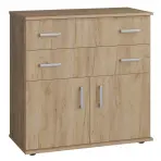 Komód  2+2 Bl Tölgy craft aranysárga