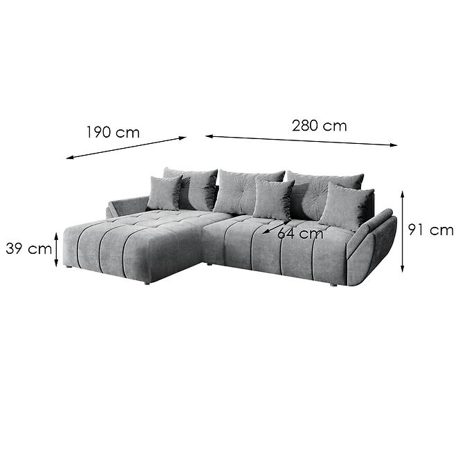 Sarokgarnitúra szett Bono New Gusto 88,3