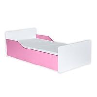 Ágy Bb08  Matraccal fehér+Rózsaszín