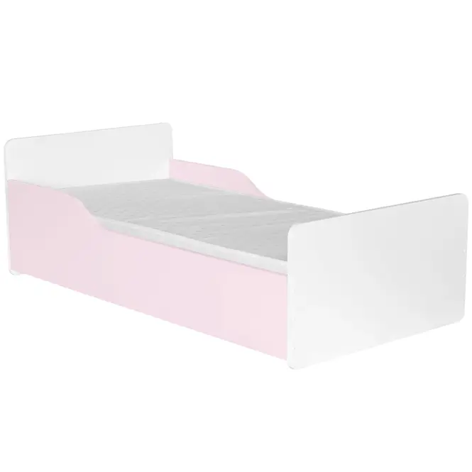 Ágy Bb08  Matraccal fehér+Rózsaszín