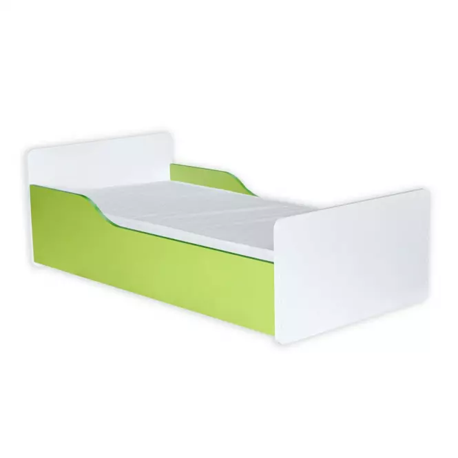 Ágy Bb08  Matraccal fehér+zöld