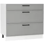 Konyhaszekrény Emily D90PC S/3 Dast Grey