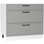 Konyhaszekrény Emily D90PC S/3 Dast Grey