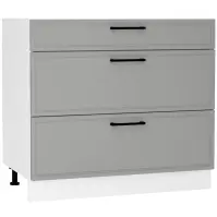 Konyhaszekrény Emily D90PC S/3 Dast Grey