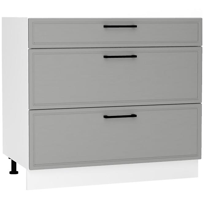 Konyhaszekrény Emily D90PC S/3 Dast Grey