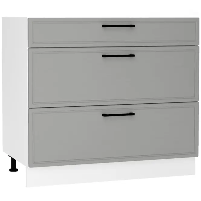 Konyhaszekrény Emily D90PC S/3 Dast Grey