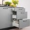 Konyhaszekrény Emily D90PC S/3 Dast Grey,5