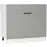 Konyhaszekrény Emily D80ZL S/1 ZASL Dast Grey