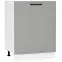 Konyhaszekrény Emily D60PC PL Dast Grey