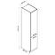 Konyhaszekrény Emily D40SŁ 2133 PL 2FR Dast Grey,2