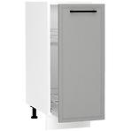 Konyhaszekrény Emily D30 Cargo + kuka Dast Grey