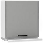 Konyhaszekrény Emily W60/68 Slim Pl ezüst kapucnival Dast Grey