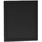 Oldalsó panel Emily 360x304 fekete borsó