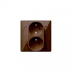 Dupla foglalat GP-2AC bronz