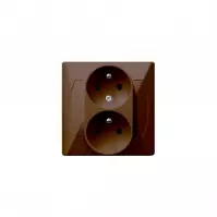 Dupla foglalat GP-2AC bronz