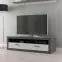 Szekrény RTV Trebbia  4d Konkrét /fehér fényes,8