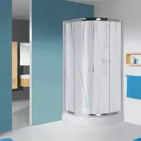 Zuhanykabin Glass Protec  Pol.Kp4/Tx5b 80/190 W15 Sb+Bpza 2el