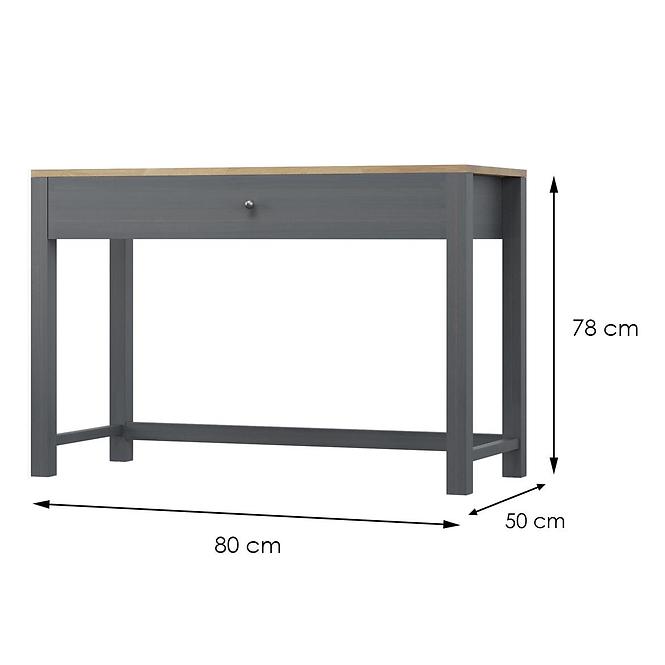 Íróasztal Oskar 80x50x78 szürke