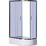 Zuhanykabin Korfu Plus 2 120/80/167 íves aszimmetrikus  / balos Gr-Ch