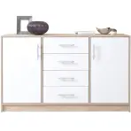 Komoód Smart SRK1 sonoma tölgy / fehér
